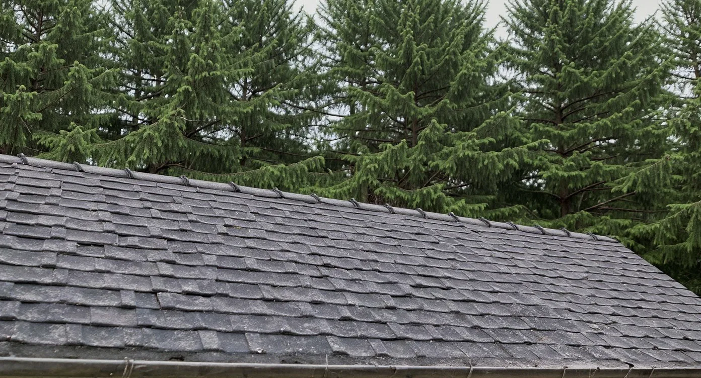 The same home with a clean new architectural shingle roof